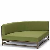 outdoor cushion party lounger quarter section