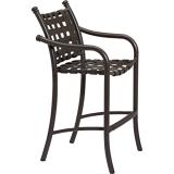 patio cross strap bar stool